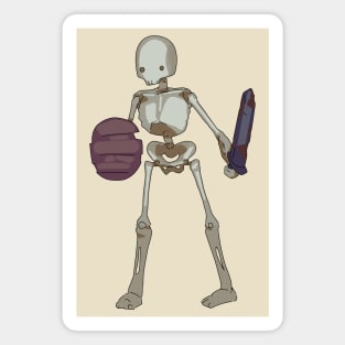 skeleton warrior Magnet